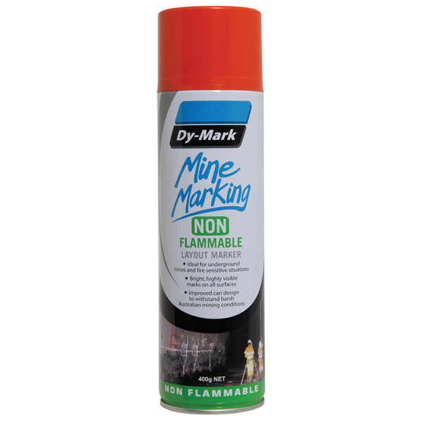 DY-MARK SAFE MARK HORIZONTAL ORANGE 400G AEROSOL NF 